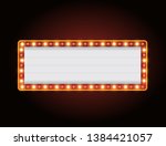 brightly casino glowing vintage ... | Shutterstock .eps vector #1384421057