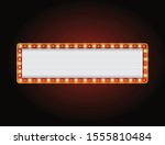 brightly theater glowing retro... | Shutterstock .eps vector #1555810484
