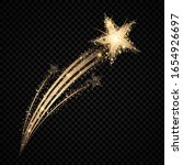shoutout star flying stardust... | Shutterstock .eps vector #1654926697