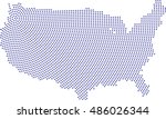 map us  united states by... | Shutterstock .eps vector #486026344