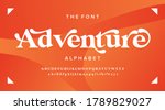 urban alphabet  minimal font.... | Shutterstock .eps vector #1789829027