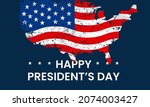 president's day background... | Shutterstock .eps vector #2074003427