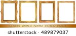 Set Of Gold Photo Frame With...