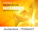 abstract triangle background.... | Shutterstock .eps vector #792066427