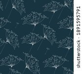 Seamless Pattern With Umbels...