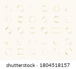 collection of elegant golden... | Shutterstock .eps vector #1804518157