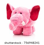 Plush Pink Elephant Toy For...