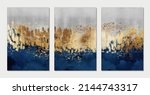 3d abstract marble wallpaper for wall decor .Resin geode and abstract art, functional art, like watercolor geode painting. golden, blue, turquoise, and gray background	

