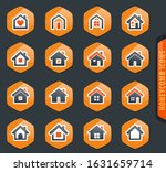 houses icon set for web sites... | Shutterstock .eps vector #1631659714