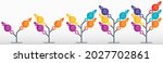 vertical timeline or... | Shutterstock .eps vector #2027702861