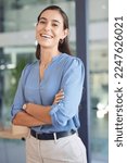 Small photo of Proud, happy and woman lawyer portrait in office with optimistic smile for professional legal career. Confident expert and attorney employee at corporate workplace smiling with positive mindset.