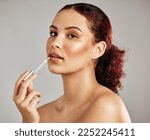 Woman  makeup portrait and lip...