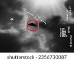 Satellite image  ufo spaceship...