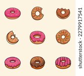 donuts premium illustration...