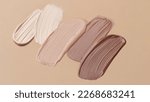 Small photo of Makeup foundation product background. makeup foundation, cosmetics makeup, foundation liquid.