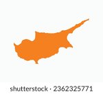 Happy Cyprus Independence day, Cyprus Independence day, Cyprus, Cyprus Map, 1st October, 1 October, Independence Day, National Day, Map icon, Typographic Design, Vector Text, Editable Eps