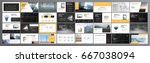 original presentation templates ... | Shutterstock .eps vector #667038094