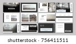 original presentation templates ... | Shutterstock .eps vector #756411511