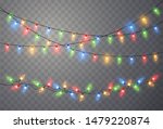 christmas lights. xmas string ... | Shutterstock .eps vector #1479220874