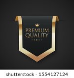 premium quality vector badges.... | Shutterstock .eps vector #1554127124