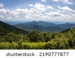 Views of Mount Mitchell State Park in North Carolina