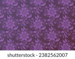 light purple floral and swirl...