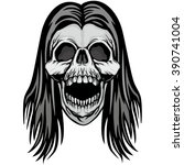 skull coat of arms | Shutterstock .eps vector #390741004