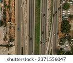 Small photo of "nigeria , abuja - september 16 2023 : Various aerial shots taken by Mavic 3 pro of abuja, the capital of Nigeria