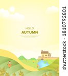Autumn Illustration Frame  ...
