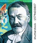 Small photo of Pavol O.Hviezdoslav 1848-1921 Portrait from Czechoslovakian 20 Korun Banknote. Pavol Orszagh Hviezdoslav. was a Slovak poet, dramatist, translator, His earlier pseudonym was Jozef Zbransky. Collection