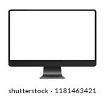 trendy realistic thin frame... | Shutterstock .eps vector #1181463421