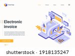 electronic invoice bill ... | Shutterstock .eps vector #1918135247