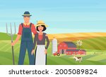 farmer agrarian people work on... | Shutterstock .eps vector #2005089824