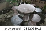 Small photo of Pillars or pot stands, usually used for bonsai plants. Generally Pillars sit pots 30cm to 60 cm high. made of cement which is empty inside so it is light and easy to move.