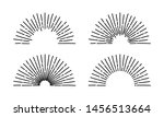 collection of sunburst. vector... | Shutterstock .eps vector #1456513664