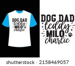 dog dad teddy milo charlie t... | Shutterstock .eps vector #2158469057