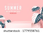 summer sale design with... | Shutterstock .eps vector #1779558761