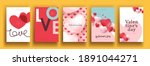  set of valentine's day sale... | Shutterstock .eps vector #1891044271