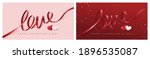  valentine's day banner... | Shutterstock .eps vector #1896535087