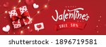  valentine's day sale banner... | Shutterstock .eps vector #1896719581
