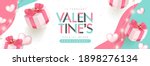 valentine's day sale poster or... | Shutterstock .eps vector #1898276134