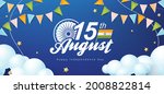 independence day india... | Shutterstock .eps vector #2008822814