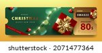 merry christmas gift promotion... | Shutterstock .eps vector #2071477364