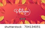 Autumn Sale Background Layout...