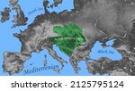 Austria Hungary Empire Europe Map