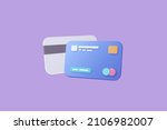 3d credit card money financial... | Shutterstock .eps vector #2106982007