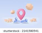 3d online deliver service ... | Shutterstock .eps vector #2141580541