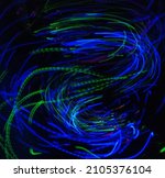 Slow shutterspeed colourful moving led series light photo