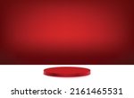 red podium on background... | Shutterstock .eps vector #2161465531