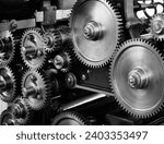 Gears, machine gears, heavy machinery appliances, loT, industrial machines, industrial machinery 